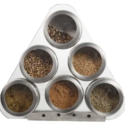 Gifi 6 pots à épices avec support aimanté New