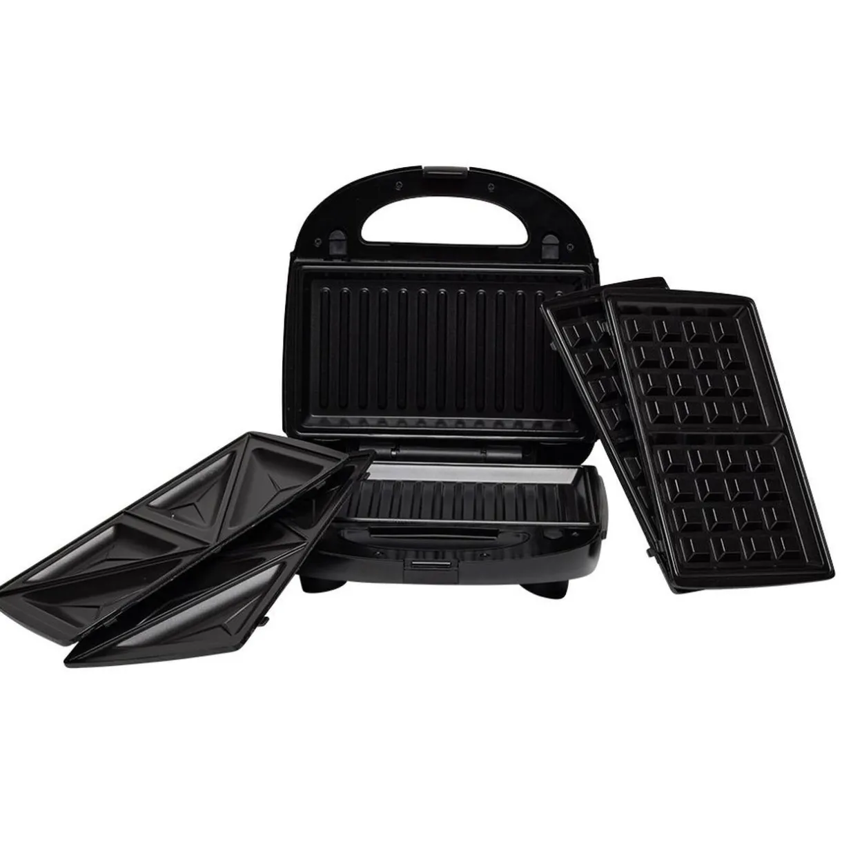 Gifi Appareil à croque monsieur 3en1 gaufre et grill 750W Hot
