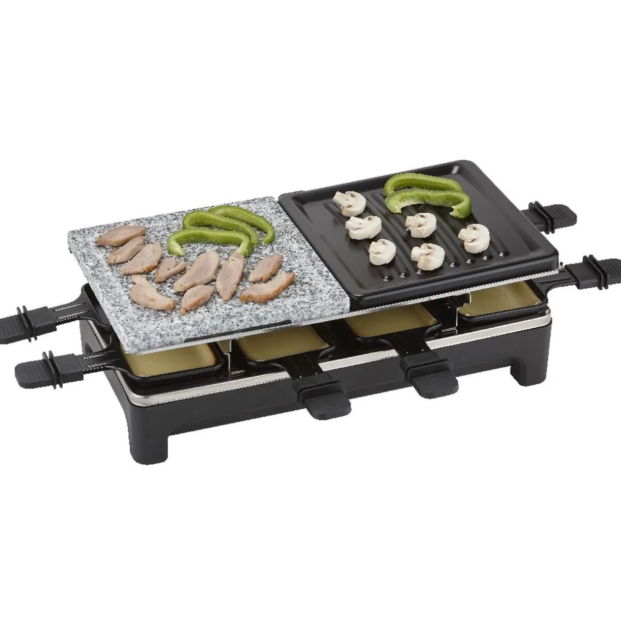 Gifi Appareil à raclette avec pierre de cuisson 8 personnes 1500W Sale