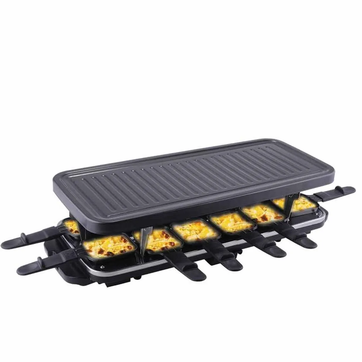Gifi Appareil à raclette XXL grill Homday noir 12 personnes New