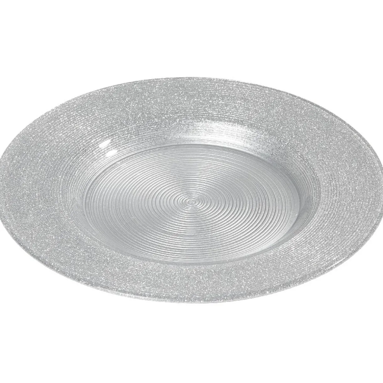 Gifi Assiette à dessert argenté Clearance