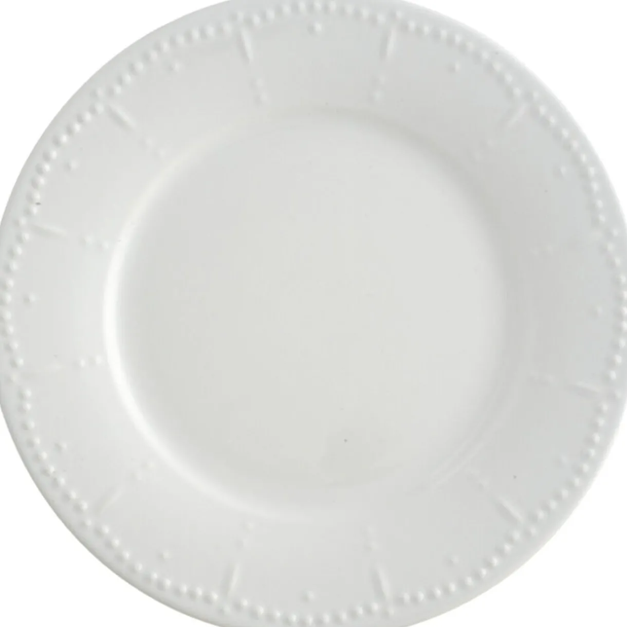Gifi Assiette à dessert blanche