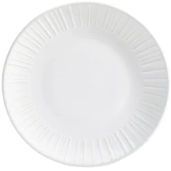 Gifi Assiette à dessert en céramique blanc Ø21cm