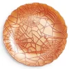 Gifi Assiette à dessert en verre orange Ø21cm