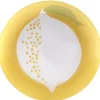 Gifi Assiette à dessert Luminarc design fruit gris jaune