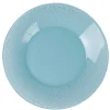 Gifi Assiette à dessert Luminarc Bulla bleu à pois bord large