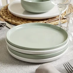 Gifi Assiette à dessert Oslo en grès blanche Ø20cm Best