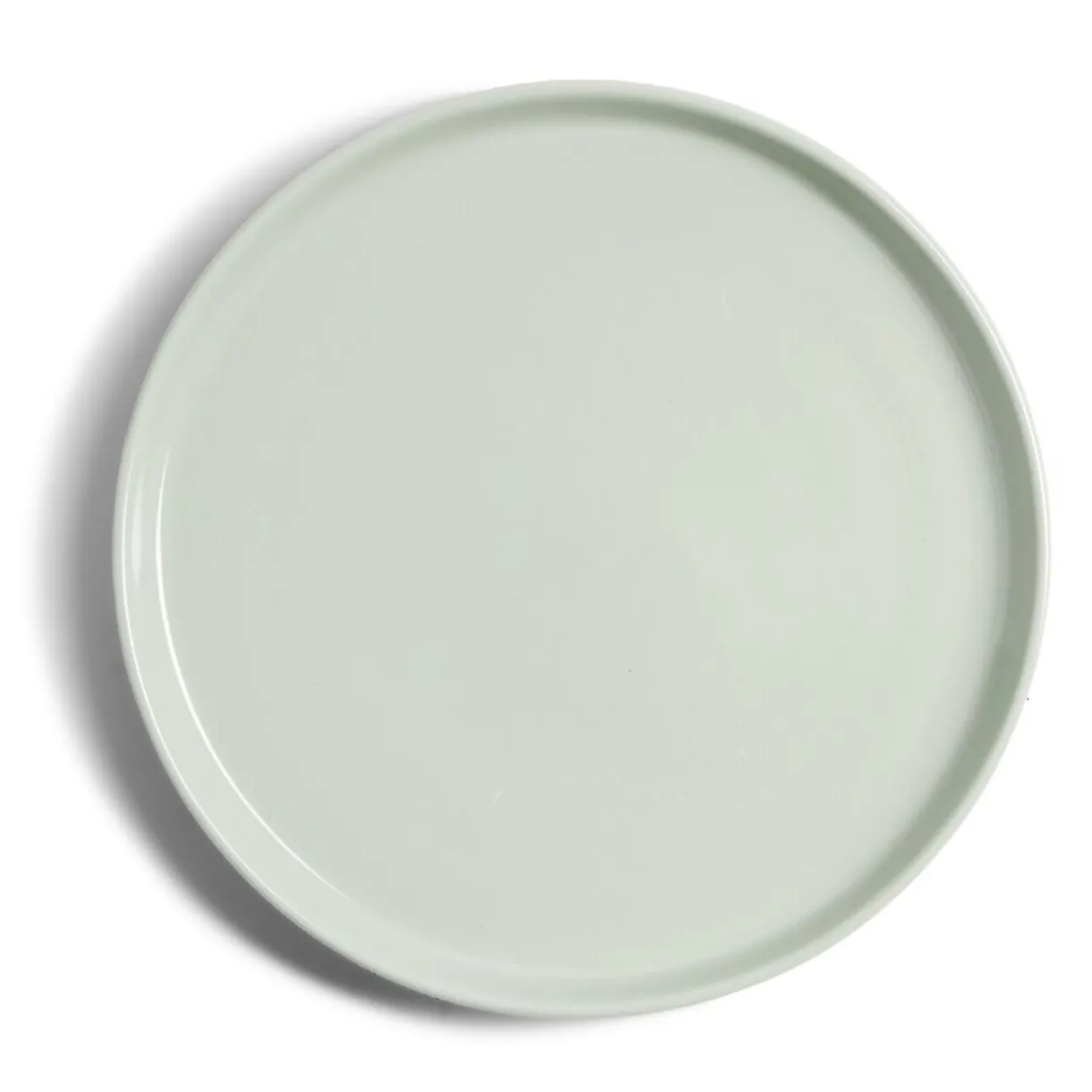 Gifi Assiette à dessert Oslo en grès vert Ø20cm Outlet