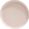 Gifi Assiette à dessert Oslo porcelaine rose uni
