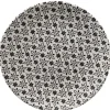 Gifi Assiette à dessert petits motifs noir blanc