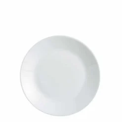 Gifi Assiette à dessert ronde Ø18cm Luminarc opale blanche Hot