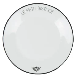 Gifi Assiette à dessert ronde Le petit bistrot