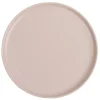 Gifi Assiette à dessert ronde Nordic porcelaine rose