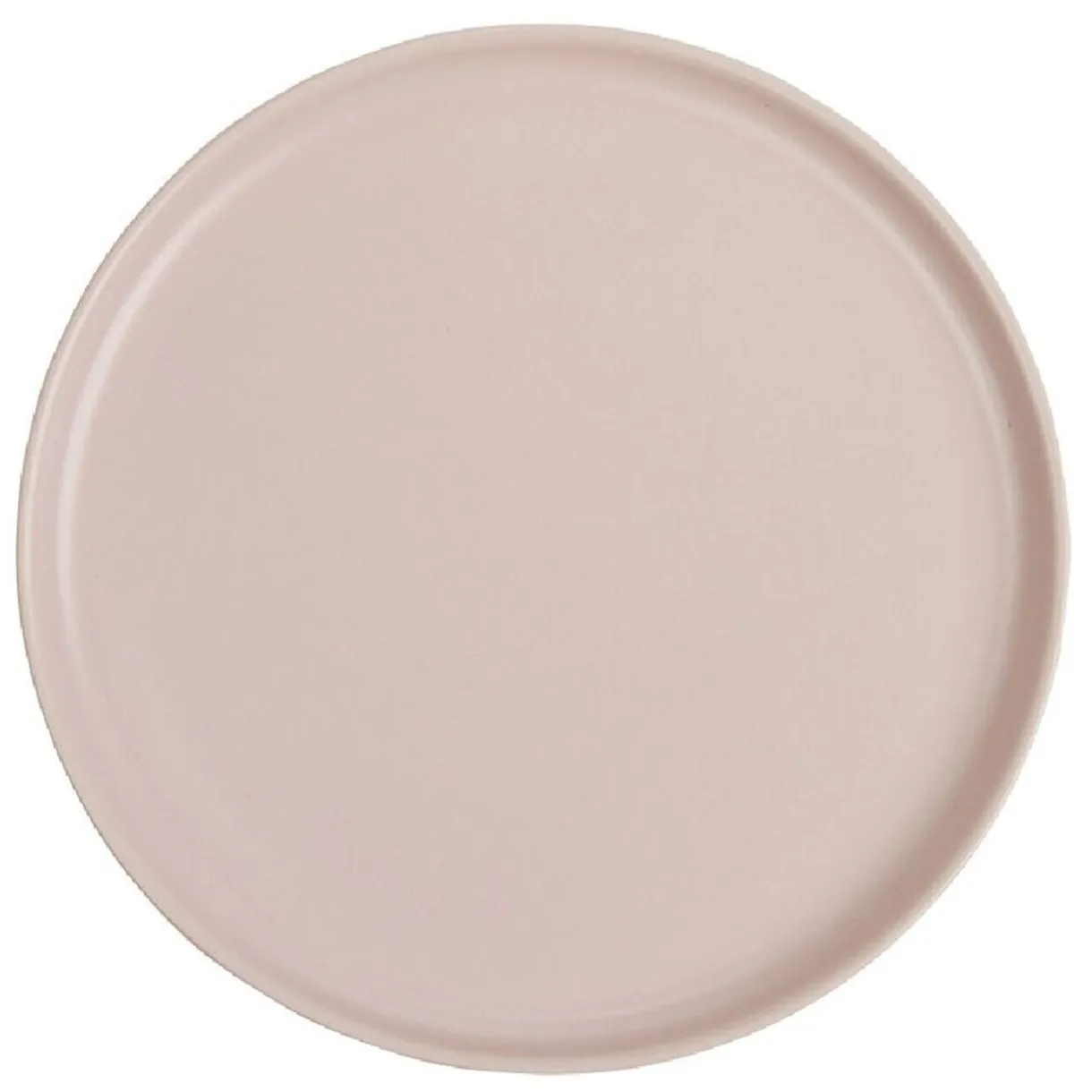 Gifi Assiette à dessert ronde Nordic porcelaine rose