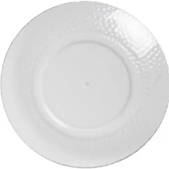 Gifi Assiette à dessert transparente martelé x4