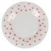 Gifi Assiette à dessert verre Zana givre étoiles rouges Sale