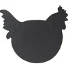 Gifi Assiette ardoise poule grand modèle