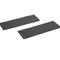 Gifi Assiette ardoise rectangulaire café gourmand x2