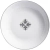 Gifi Assiette creuse blanche carreau de ciment motif flocon