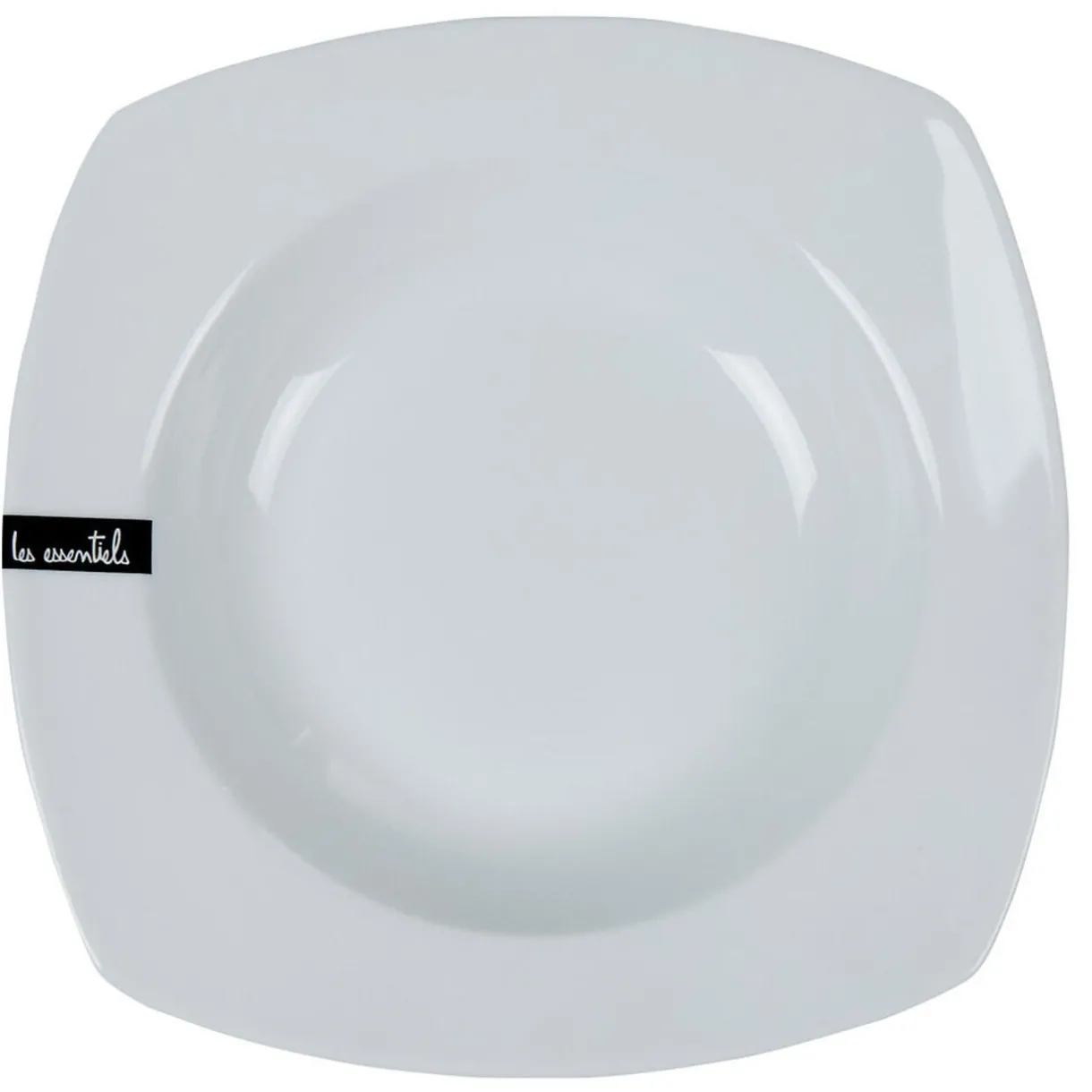 Gifi Assiette creuse carrée blanche Les essentiels Sale
