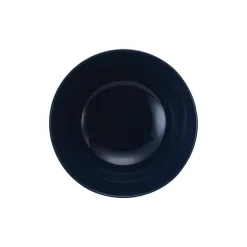 Gifi Assiette creuse en porcelaine décor feuillage