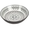 Gifi Assiette creuse en porcelaine motif intérieur et extérieur coloré Discount