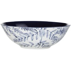 Gifi Assiette creuse motif feuillage bleu et blanc Online