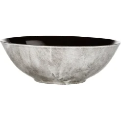 Gifi Assiette creuse motif marbre gris