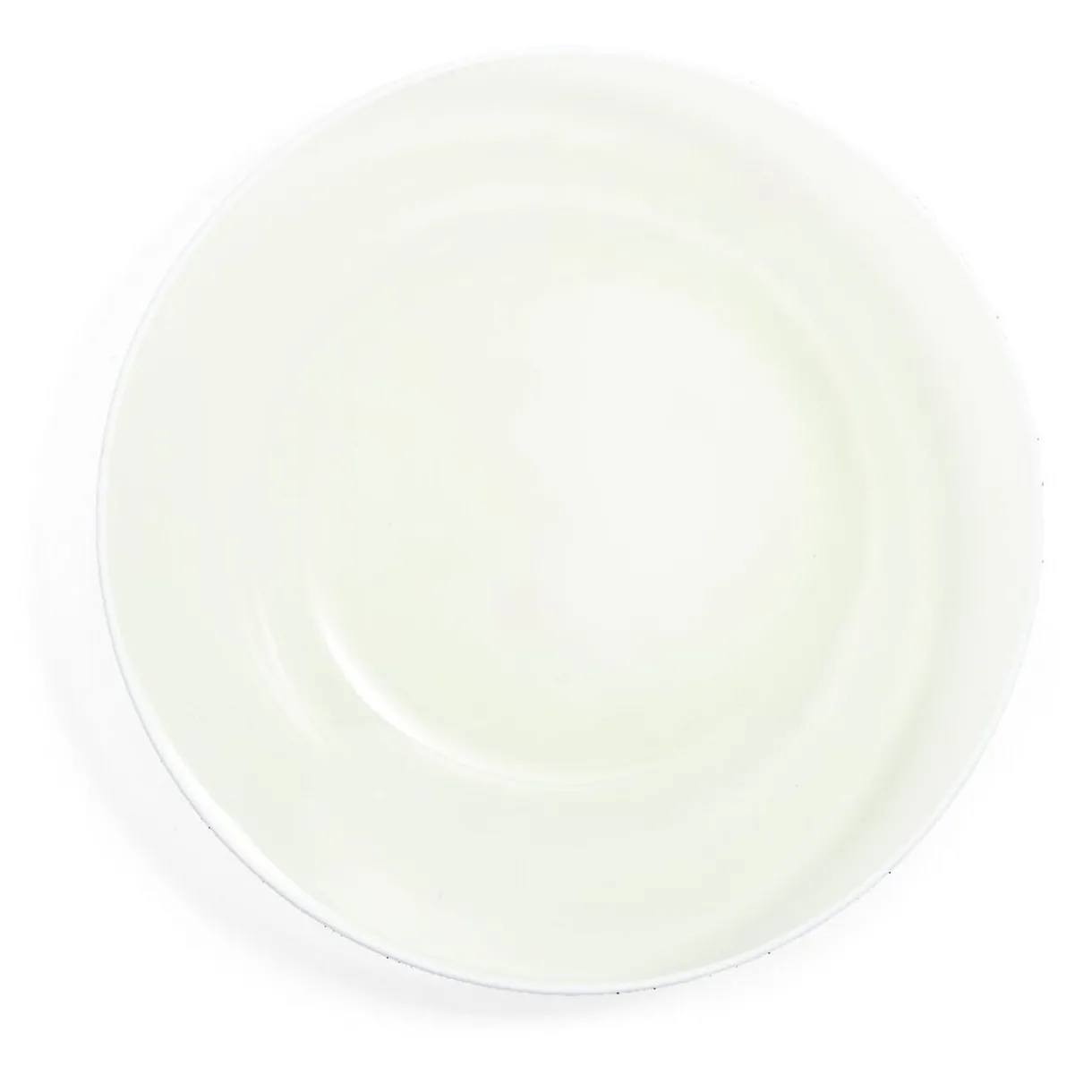 Gifi Assiette creuse verre vert transparent liseré blanc Ø23cm Online