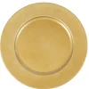Gifi Assiette de présentation ronde dorée Outlet
