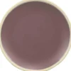 Gifi Assiette dessert violette bordure blanche