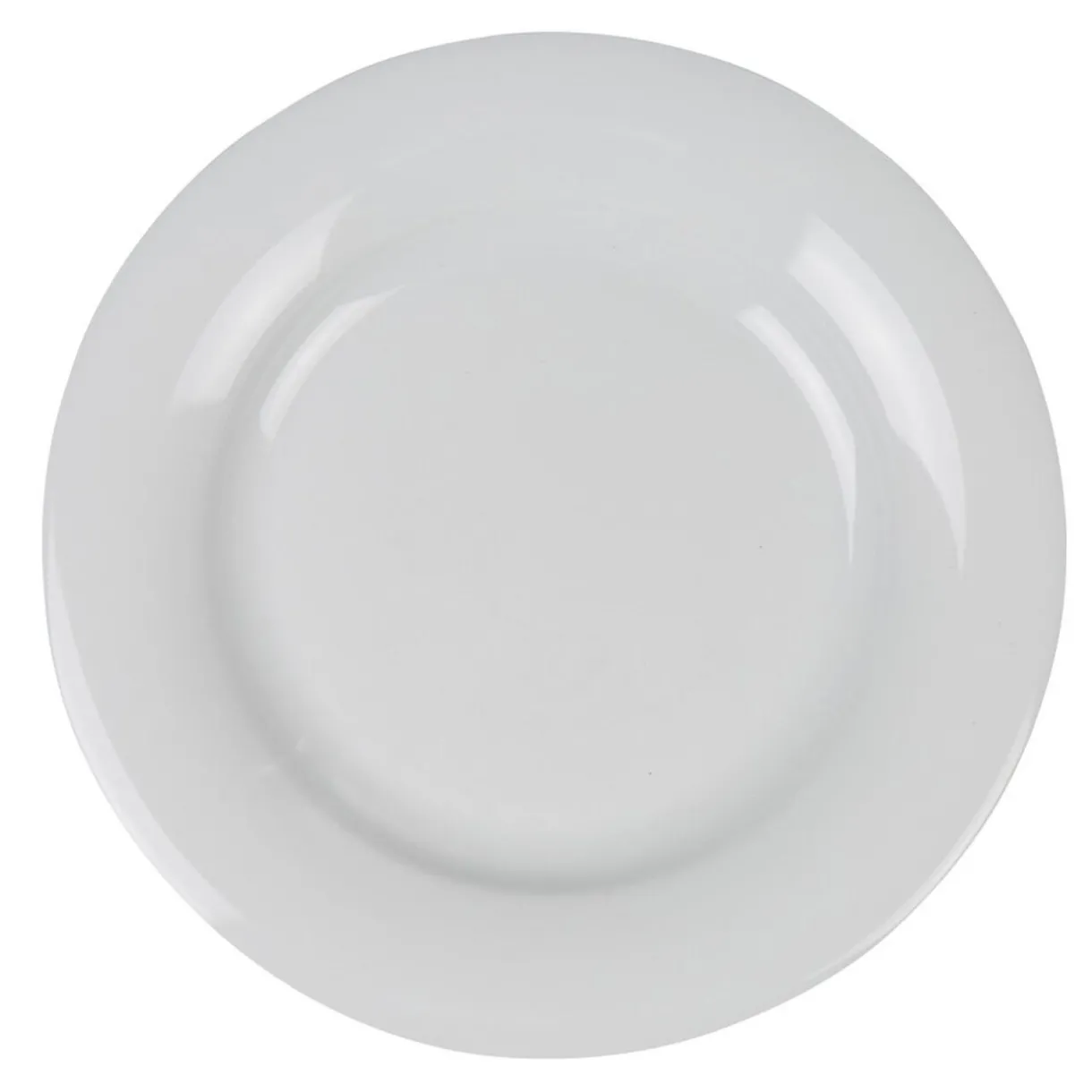 Gifi Assiette plate blanche ronde Enzo Sale
