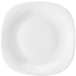 Gifi Assiette plate carrée blanche Carine Opal