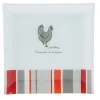 Gifi Assiette plate carrée design poule Hot