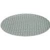 Gifi Assiette plate décor géométrique vert d'eau Discount