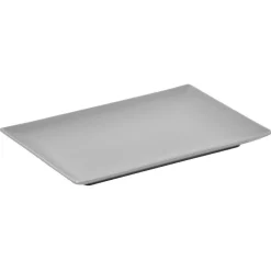 Gifi Assiette plate grise rectangulaire Best