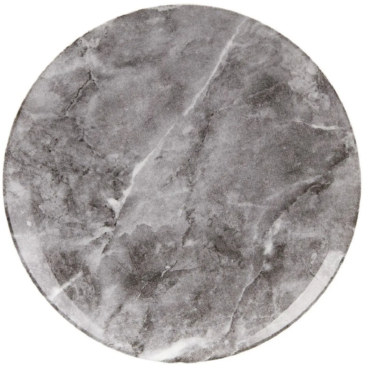 Gifi Assiette plate motif marbre gris Sale