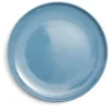 Gifi Assiette plate Oslo en grès bleu Ø27cm Discount