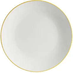 Gifi Assiette plate porcelaine blanc Ø26,5cm