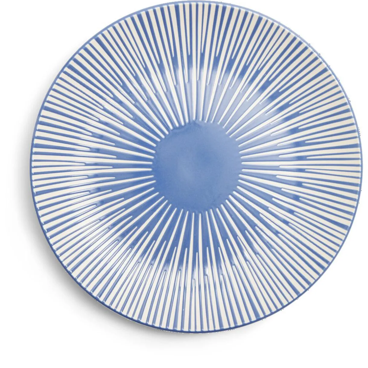 Gifi Assiette plate Rio faïence bleue et blanche Ø27cm Online
