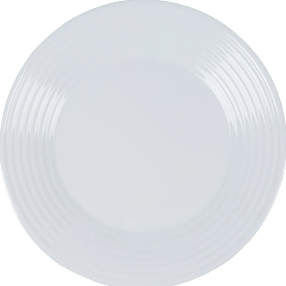 Gifi Assiette plate ronde blanche Harena Discount