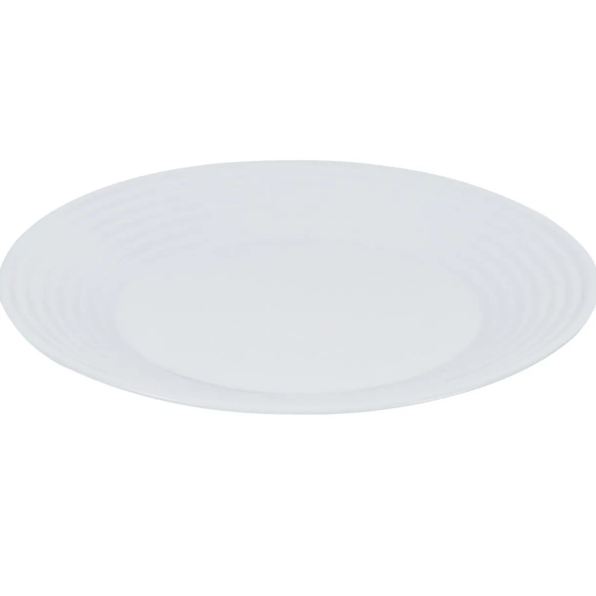 Gifi Assiette plate ronde blanche Harena Discount