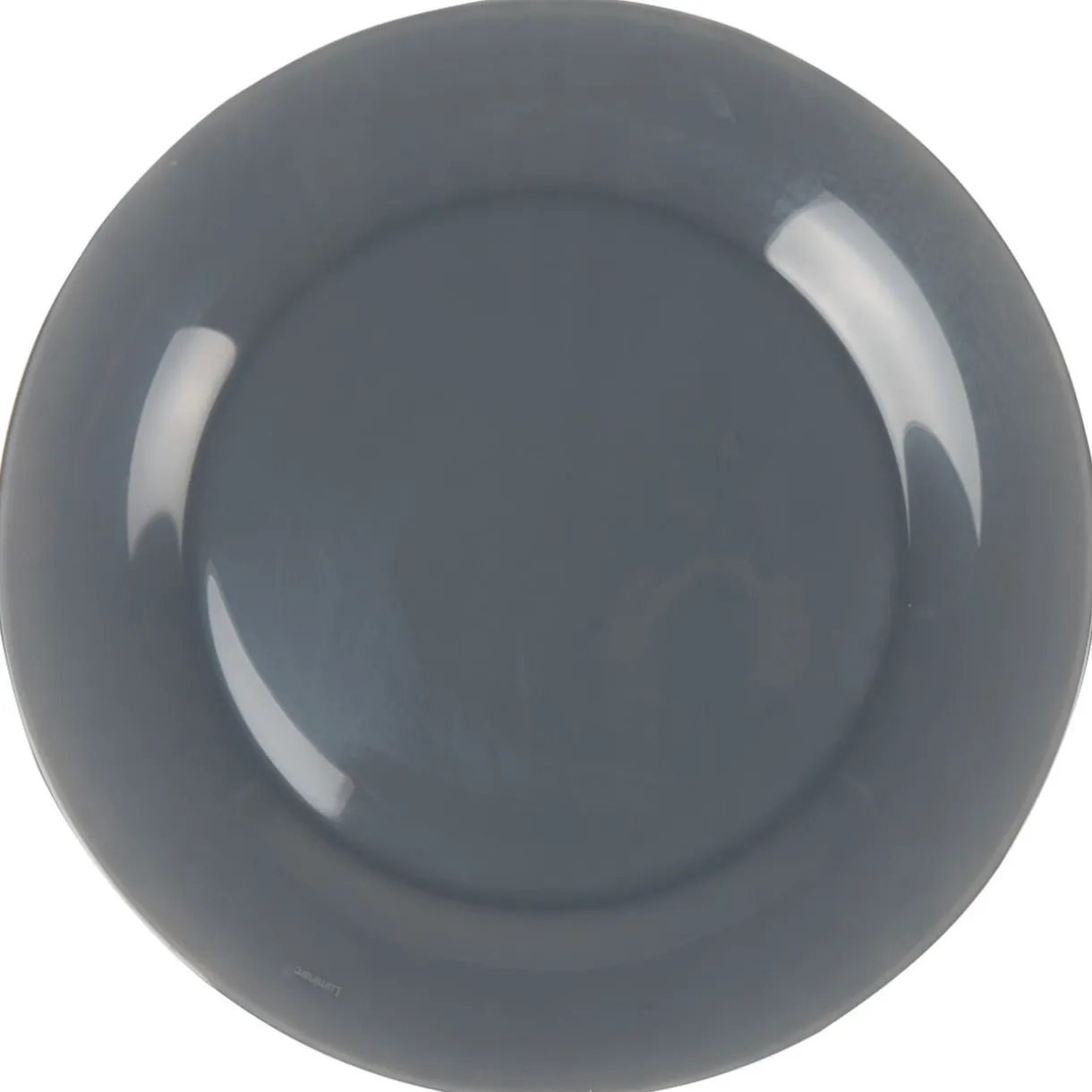 Gifi Assiette plate ronde Luminarc grise Zana