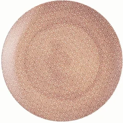 Gifi Assiette plate ronde motif géométrique 4 couleurs x4