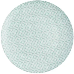 Gifi Assiette plate ronde motif géométrique 4 couleurs x4