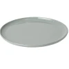 Gifi Assiette plate ronde Oslo vert d'eau