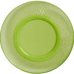 Gifi Assiette plate verte martelé x4