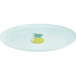 Gifi Assiette ronde en plastique décor ananas Sale