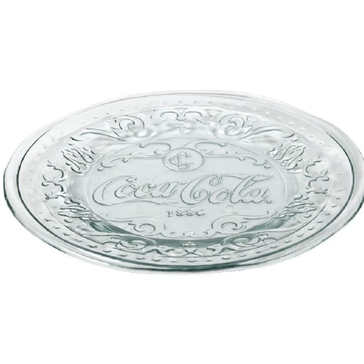 Gifi Assiette transparente Coca-Cola x2
