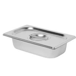 Gifi Bac inox avec couvercle préparation conservation L.26,5 cm Hot